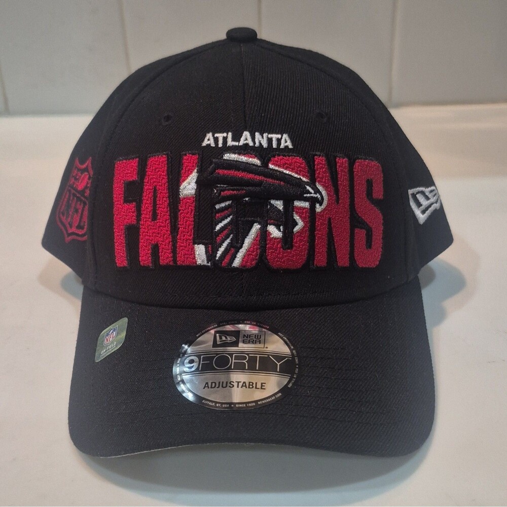 Atlanta Falcons Men's New Era 2023 NFL Draft 9FORTY Snapback Adjustable Hat NWT